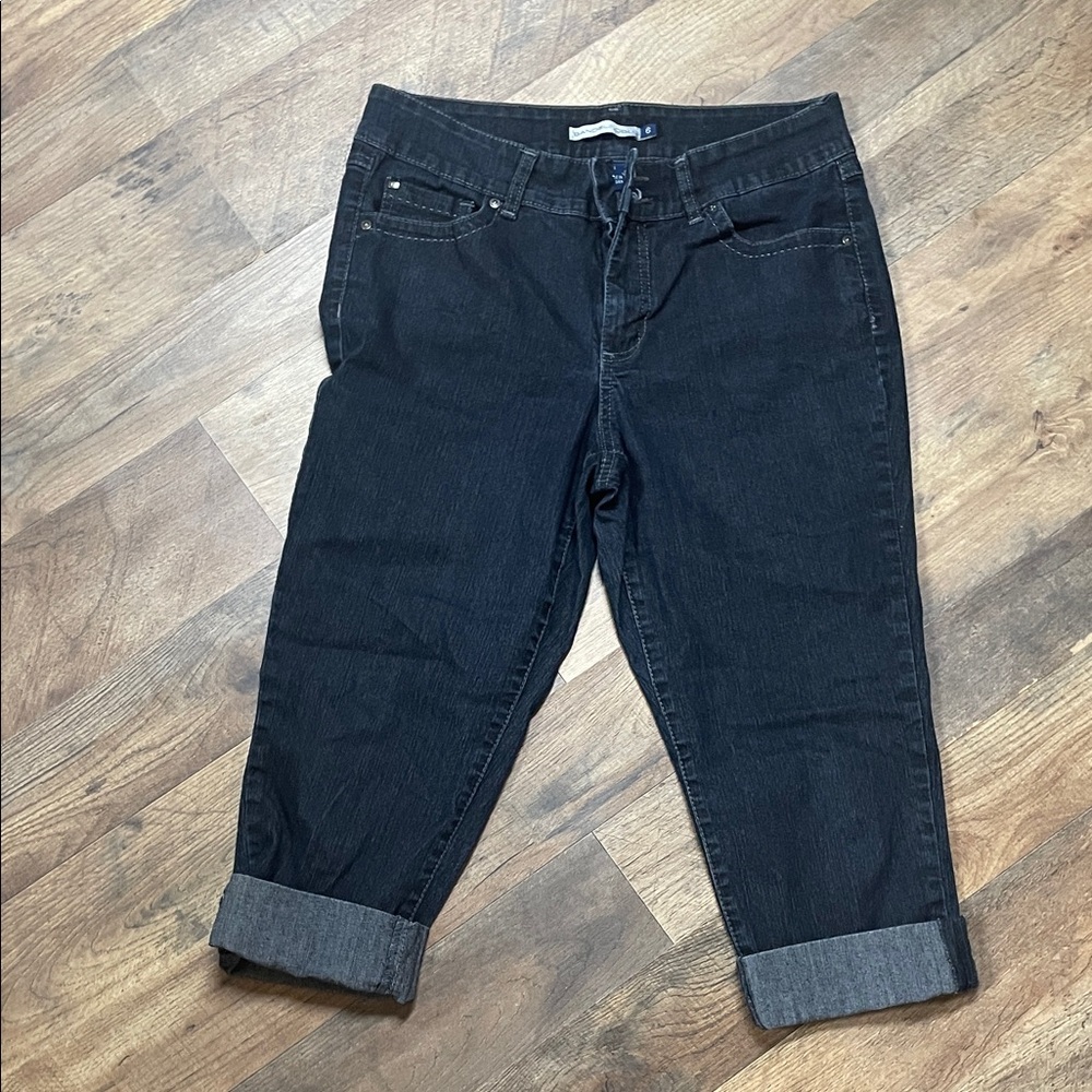 Women's Black Jeans cropped